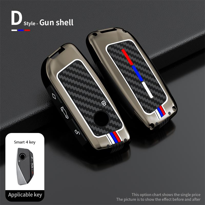 Чехол для ключа автомобиля из цинкового сплава, сумка для ключа для BMW X1 U11 X7 G07 XM G09 i7 7 Series G70 LCI iX I20 U06 G81 M3 Автоаксессуары