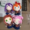 Новый милый набор плюшевых игрушек Doki Doki Literature Club DDLC 4 шт. Сайори, Юри, Нацуки, Моника, мягкие набивные куклы, аниме-плюши для фанатов, подарок на день рождения, декор для дома