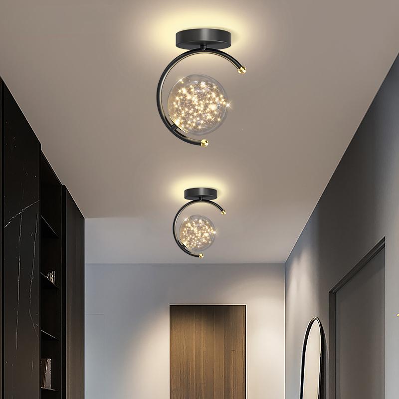 LED Ceiling Chandelier For Aisle Bedroom Dining Room Hallway Corridor Gallery Restaurant Coffee Hall Office Indoor Home Lights
