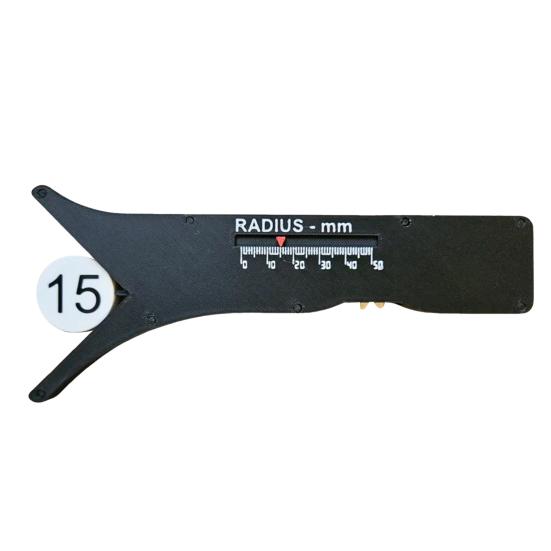 3D Printed Radius Measurement Tool Compact Design Portable Easy To Use Circle Measure Gauge Accessory