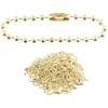 10/20/50/100pcs Ball Bead Chains Fits Key Chain/Dolls/Label Hand Tag Connector For DIY Bracelet Jewelry Making Accessorise