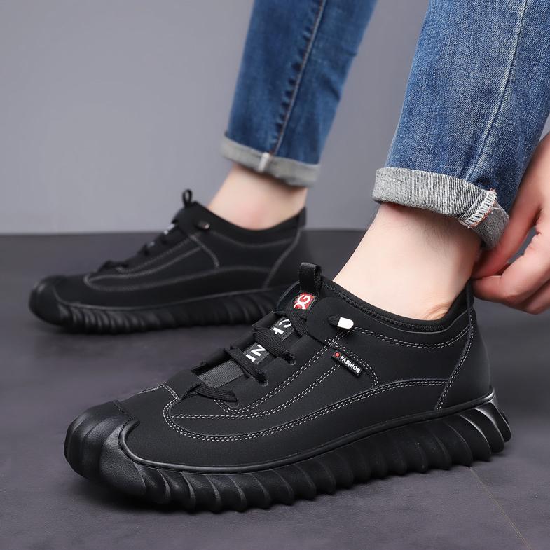 Мужская обувь, модная повседневная обувь из кожи ручной работы, походная обувь для мужчин, нескользящие кроссовки, рабочая защитная обувь Zapatillas Hombre