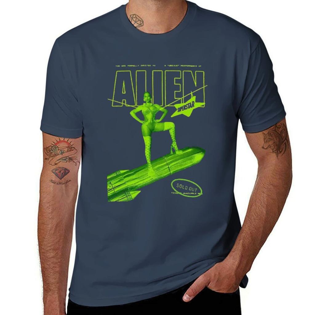 Renaissance World Tour Merch Alien Superstar Tshirt Plus Size Everyday Tee Shirt
