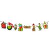 Christmas Grinch Theme Party Decoration Letter La Flag Welcome To Whoville Banner