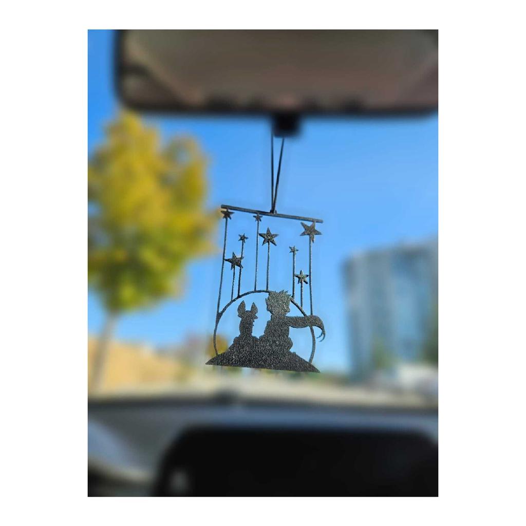 Автомобильное зеркало заднего вида, орнамент, металлический маленький принц, сувенир, автоаксессуар