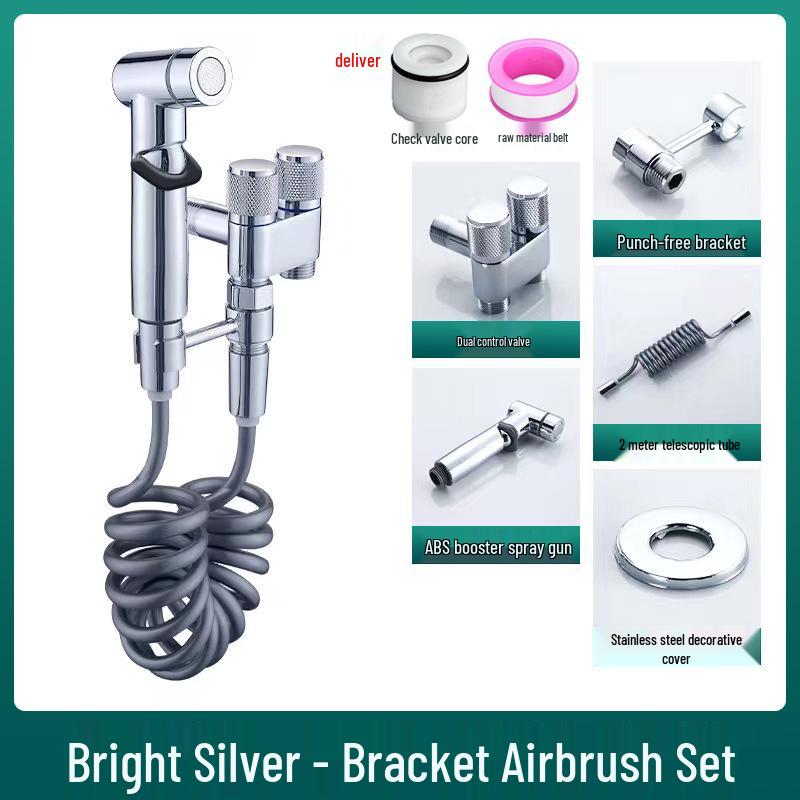 Полностью медный набор биде с напорным распылителем для ванной комнаты