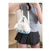 Kuromi Plush Crossbody Bag With Zipper Pocket For Daily Casual Use