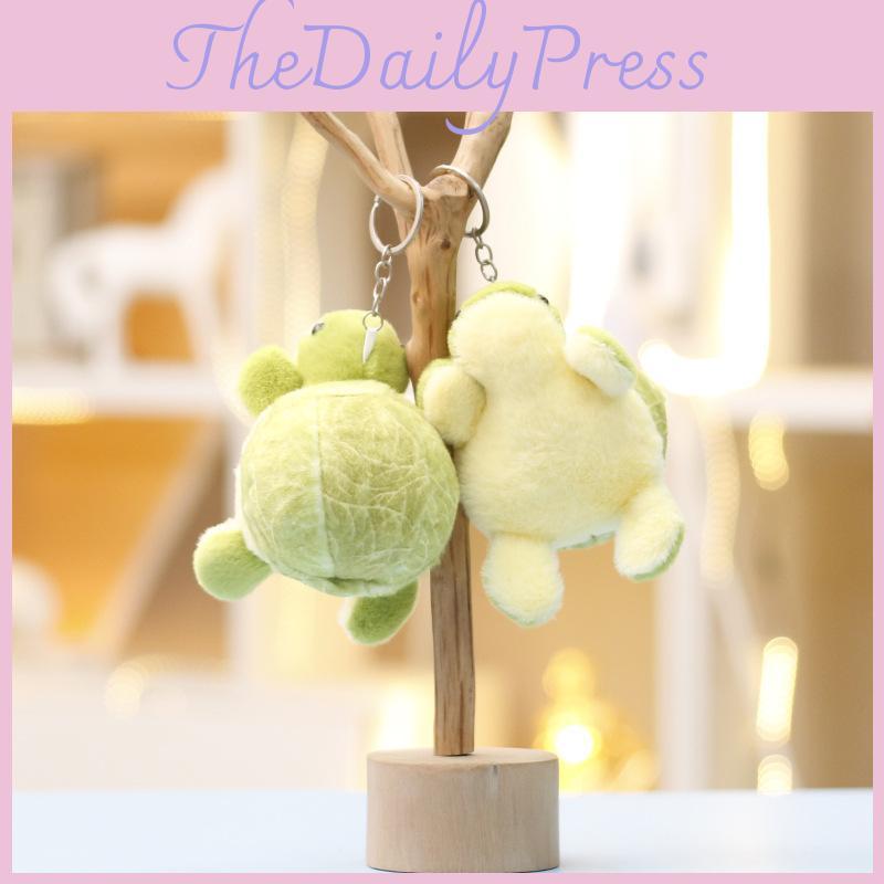 Vegetable Plush Turtle Toy Keychain Animal Stuffed Doll Pendant Decorations
