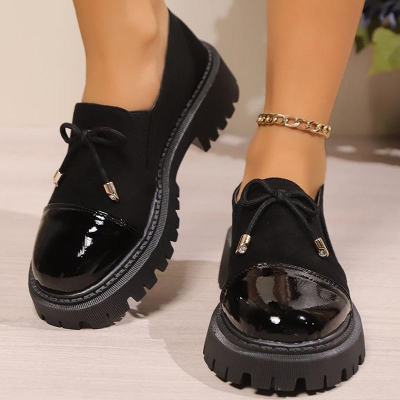 Модные универсальные ретро лоферы с леопардовым принтом, женские туфли, весна-осень, из искусственной замши, на платформе, на среднем каблуке, женские туфли-лодочки, круглый носок, повседневная обувь Mejur