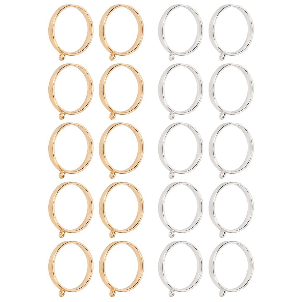 10 шт., подвески с круглой полой рамкой для изготовления ювелирных изделий своими руками, принадлежности для рукоделия