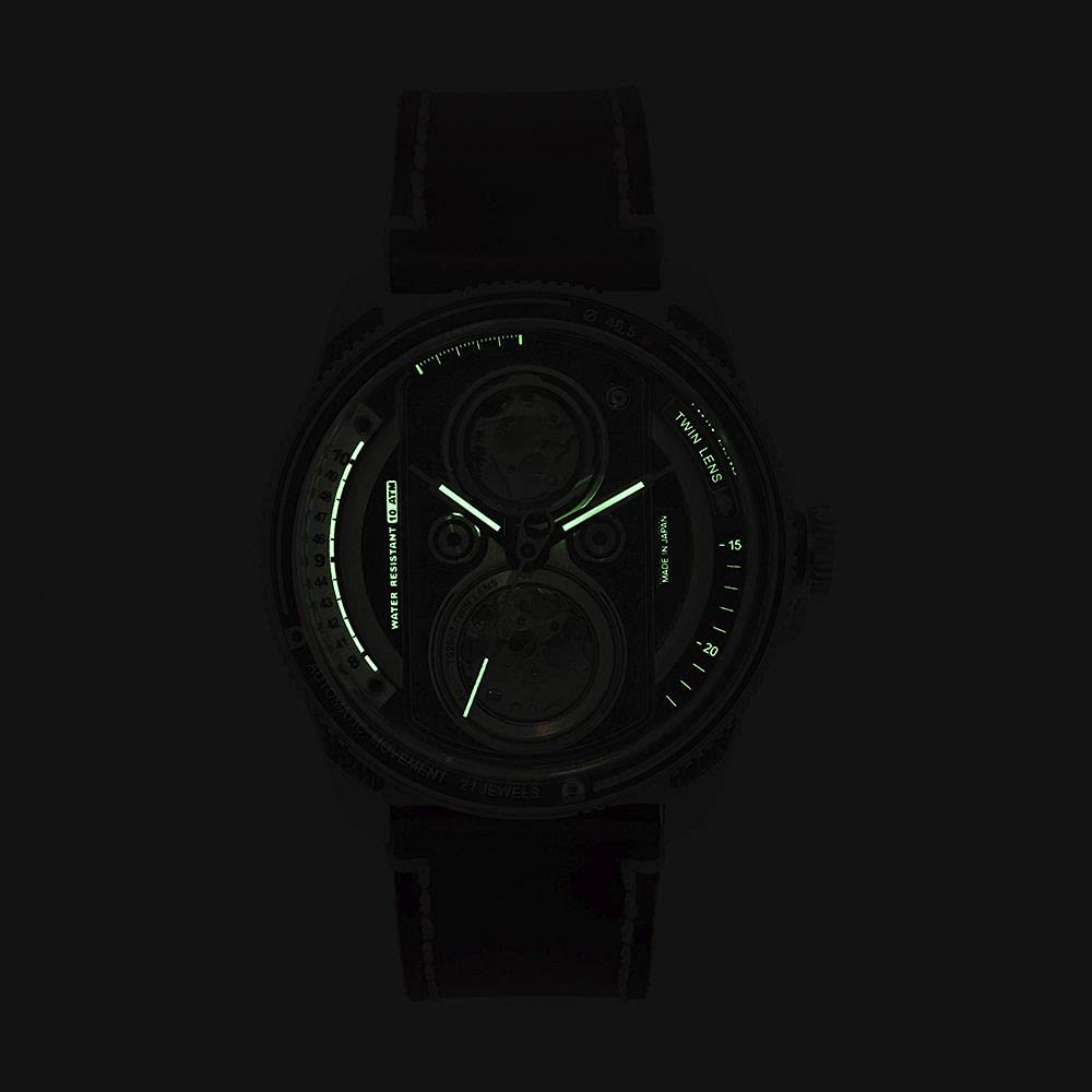 Автоматические часы TWIN LENS TS2002A Коричневый [Налог] Мужские