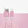 USB-зарядка Нейлоновый плетеный кабель для передачи данных Android-телефона Быстрая зарядка 2А Черный Синий Розовый Красный Серебристый Золотой 1м 2м
