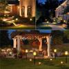 12/96 LED Solar Flame Light Waterproof Torch Lights Flame Lamp with Flickering for Outdoor Garden Landscape Driveway Patio