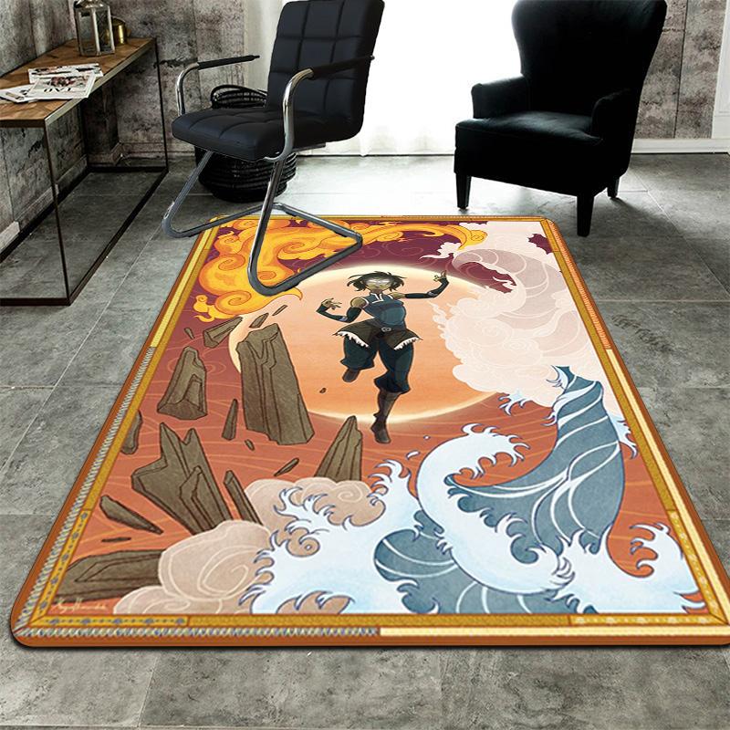 The Legend of Korra Rug Floor Mat for Living Room or Bedroom Soft and Comfortable Carpet a Gift for Birthday and Holiday.DFF0925009