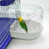 Cage Cage Accessories Bird Supplies Plastic Box For Pet Shower Bird Bathtub Birdbath Parrot Bathing
