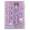 Sanrio Case Stationery Set Kuromi, Purple