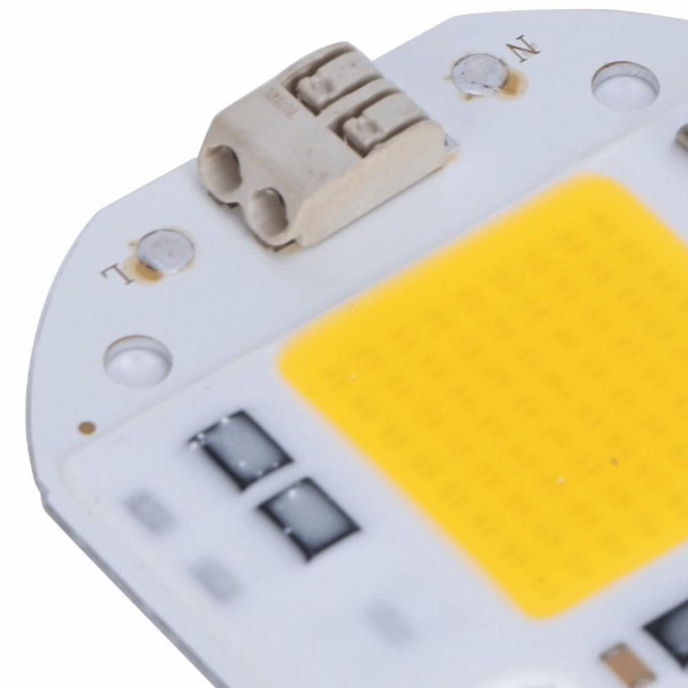 2pcs 50W COB LED Bulb AC220V Integrated Chip Light Source For Spotlight Floodlight