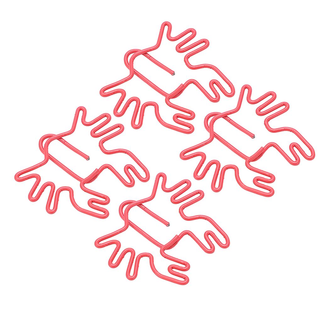 100 шт. детские скрепки в стиле краба, металлические, изысканные, цветные, широкое применение, милые скрепки для офиса