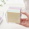 Прозрачная прозрачная коробка для заметок Chic Desk Organizer INS Acrylic Note Holder Candleware Storage