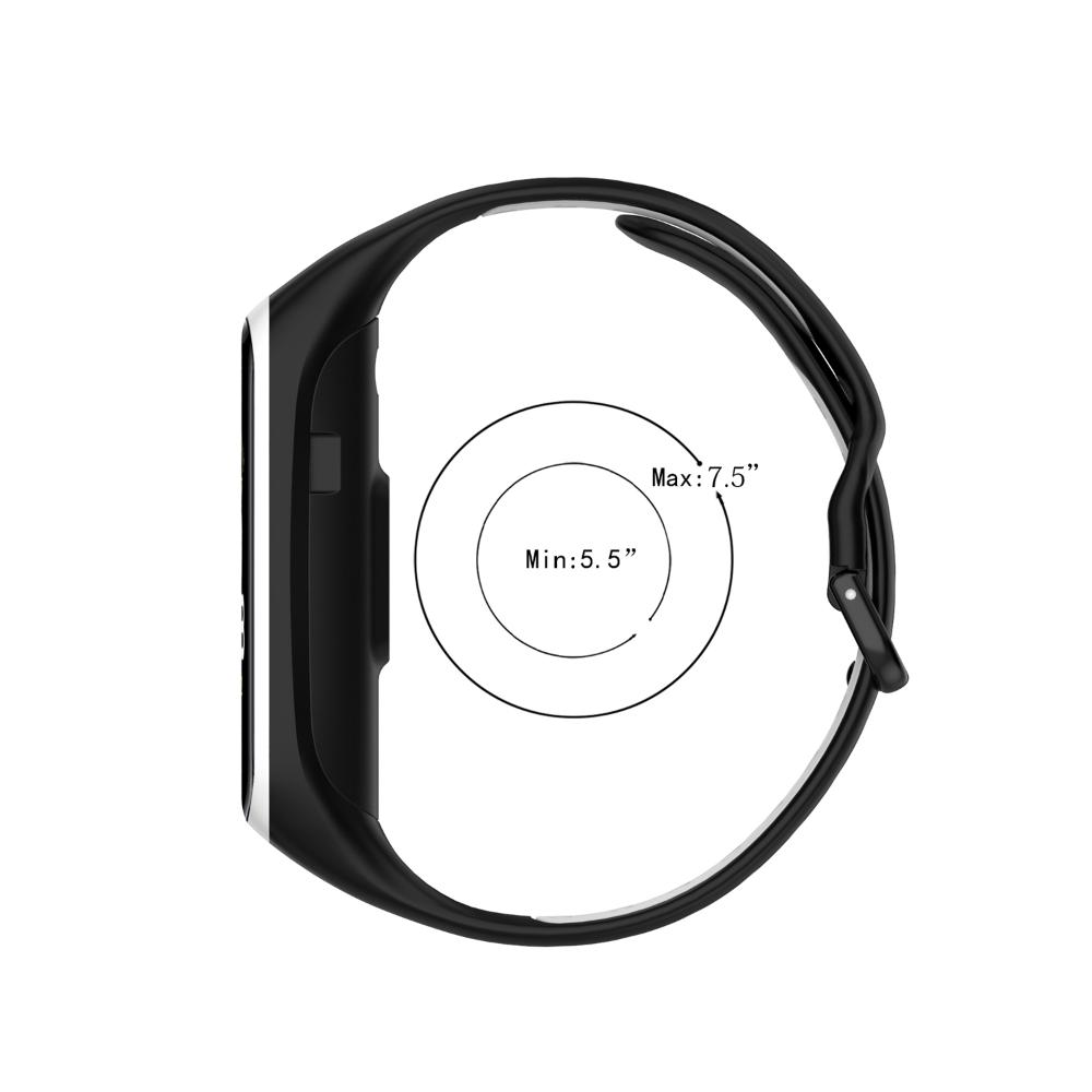 Аксессуары Двойной цветной ремешок для часов Сменный браслет Силиконовый