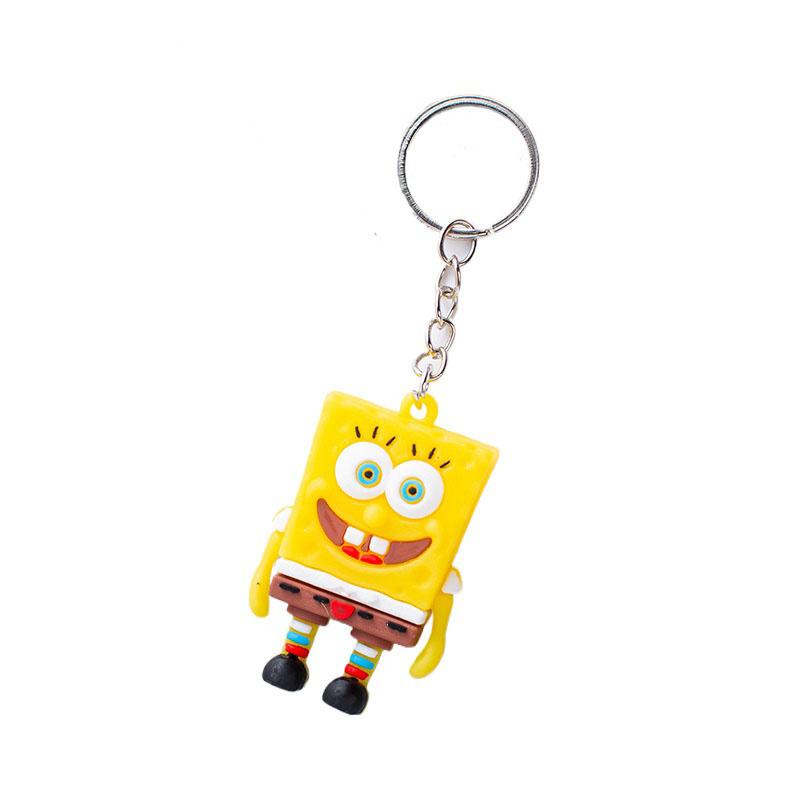 Cartoon Zoo Animals Keychain Resin Doll Couple Key Chain Men's and Women's Jewelry Bag Pendant Children Lovely Keychain