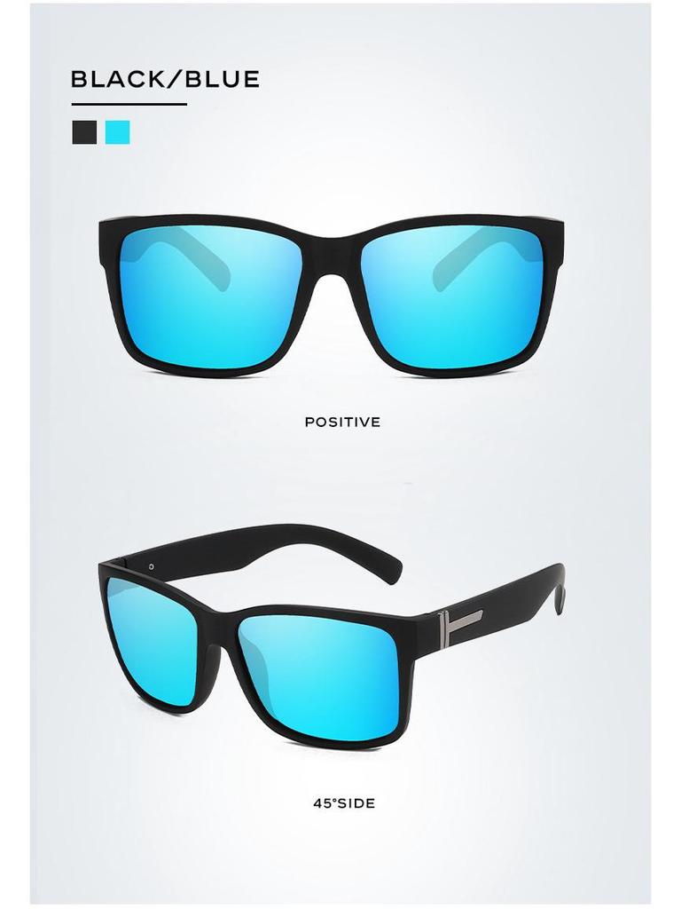 Ретро Поляризованные Мужские Солнцезащитные Очки для Вождения UV400 - Универсальный Европейский и Американский Стиль