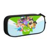 Cute Cartoon Duolingos Educational Parrot School Pencil Cases Girl Boy Big Capacity Pencil Pouch Students Stationery