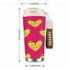 Pink Hearts Pattern Stainless Steel Insulated Coffee Tumbler Reusable Vacuum Thermal Mug,Portable Travel Cup for Hot Cold Drinks Gift Idea
