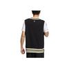 Adidas Striped Sports Knit Vest Unisex Outerwear Black IJ6608