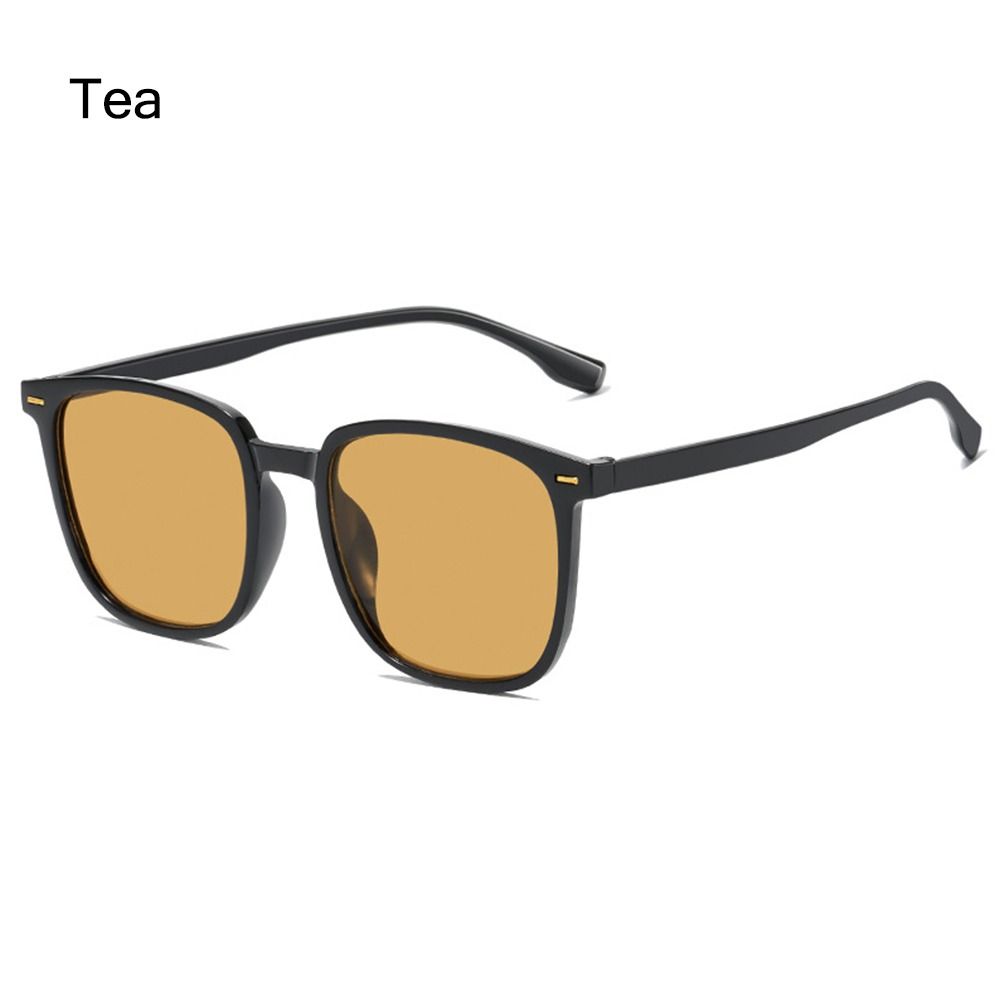 UV400 Protection Tea Brown Sunglasses Travel and Street Style Men's Driving Sun Glasses  Unisex