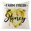 Pillow Cover Nordic Ins Pillow Summer Yellow Lemon Square Print Pillow Cover Cushion