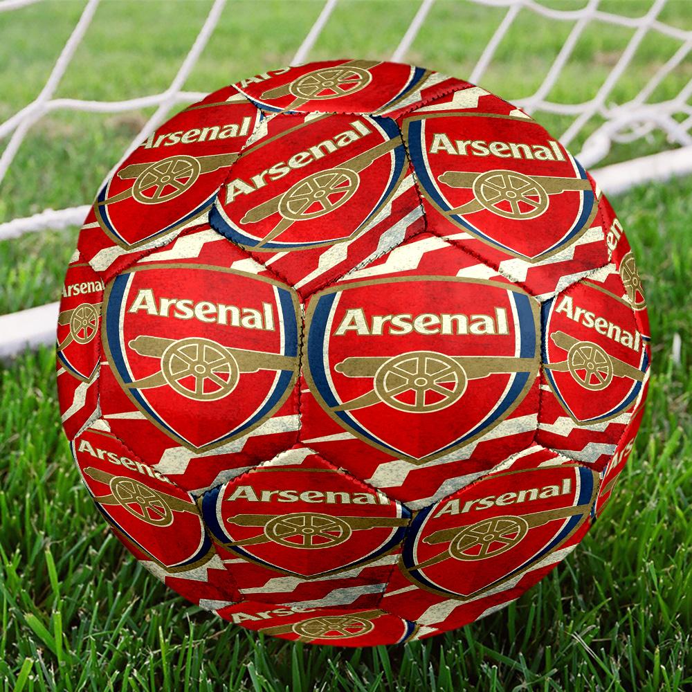 Футбольный мяч Arsenal F.C. Размер 5, Стандартный мяч для матчей, спортивных игр и тренировок команды, Идеальный подарок для фанатов футбола