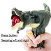 Children Decompression Dinosaur Toy with Sound Hand-operated Telescopic Swing ZaZa Dinosaur Fidget Toy for Kids Xmas Gift