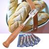 With 5pcs Replacement Blades Arc Curved Bread Lame Cutter Toast Knife Dough Slicer Baking Tools