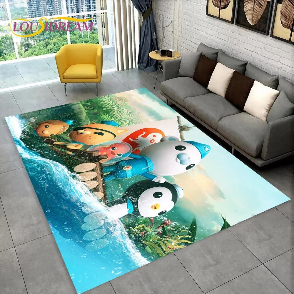 The Octonauts Barnacles Cute Cartoon Carpet Rug for Bedroom Living Room Home Sofa Decoration,Children Game Large Decor Floor Mat