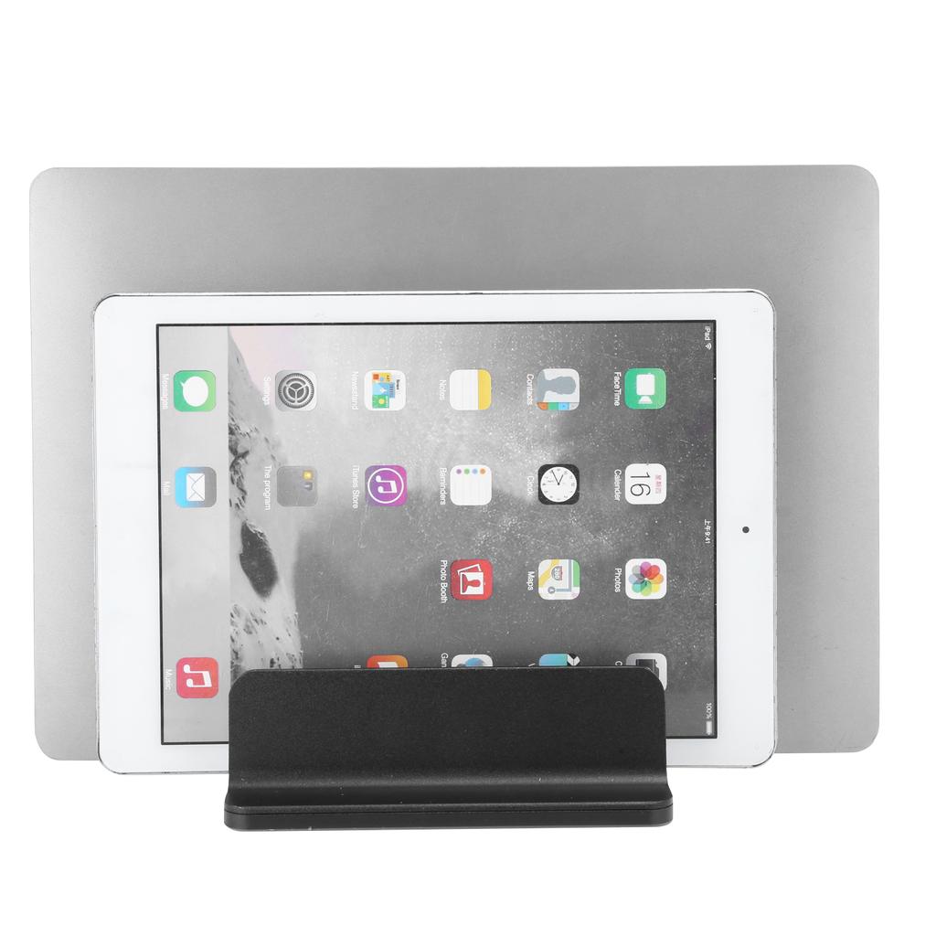 Регулируемая вертикальная подставка для ноутбука, книжная полка, 2 слота, кронштейн, настольный держатель для ноутбука, книги