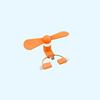 Mini Portable Phone Fan Plug and Play 3 in 1 Interfaces Small Cooling Fan for Summer Outdoor Sports Use