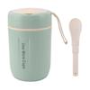 600ml Insulated Food Jar with Safety Cover with Spoon 304 Stainless Steel Leakproof Thermal Soup