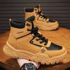 Autumn and Winter New High-top Tooling Men's Shoes Trendy Shoes Men's Martin Boots Retro Casual Short Boots