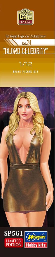 Коллекция фигурок Hasegawa Real Figure Blonde Celeb, неокрашенный набор из смолы SP561 1/12 № 31