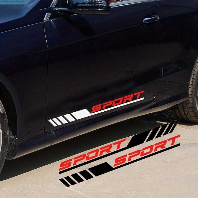 AAYK1 Car Door Side Sport Diagonal Stripe Vinyl Stickers, DIY Auto Body Styling Decals, Durable Waterproof Vehicle Decor Accessories