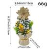 Christmas Tree 20CM Mini Set Table Decoration for Children Small Decorative Christmas Ball Home Decor