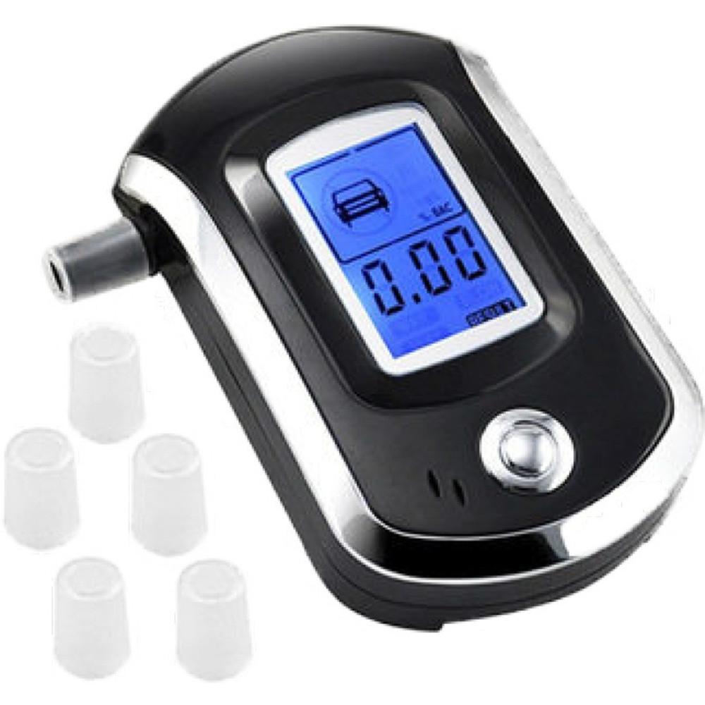 Portable Digital LCD Breath Alcohol Tester Professional Breathalyzer Detector