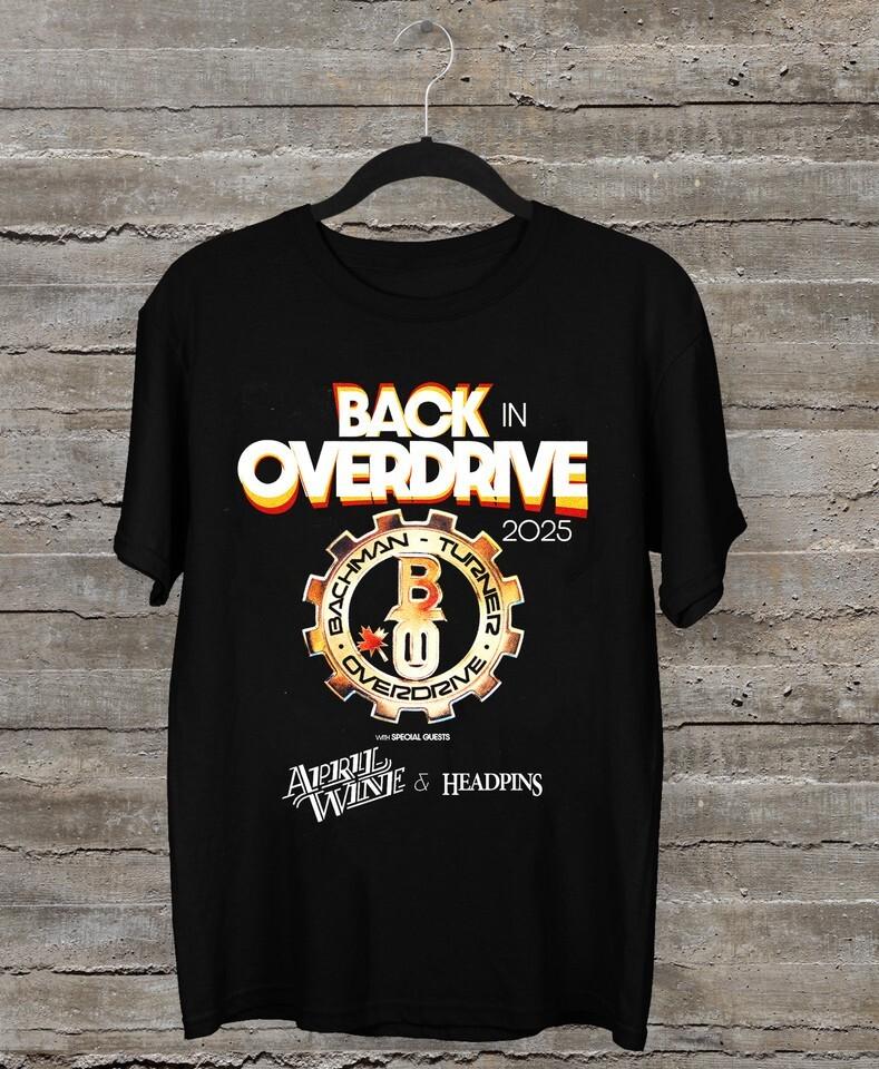 Bachman Turner Overdrive Tour 2025 Collection Black Unisex T-Shirt Unisex T-Shirt