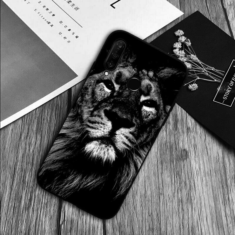 Lion Animal For Huawei Nova 8i 11i 12i 12s 9 10 SE Y60 Y70 Y90 Y72 Y73 Y61 Y91 P60 Pro P30 P40 Lite Case