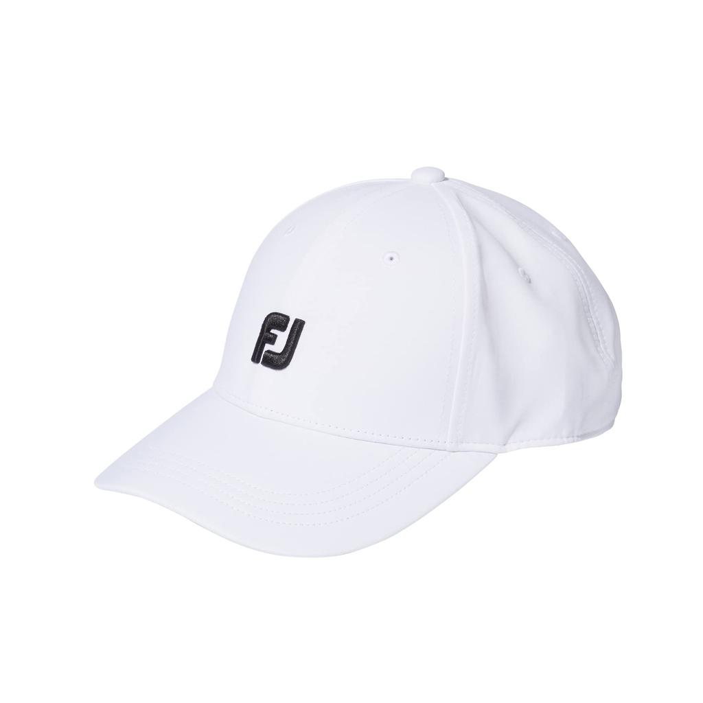 FootJoy Basic Cap, White, Men's, Free Size (57-59cm), FH23ABSC-1