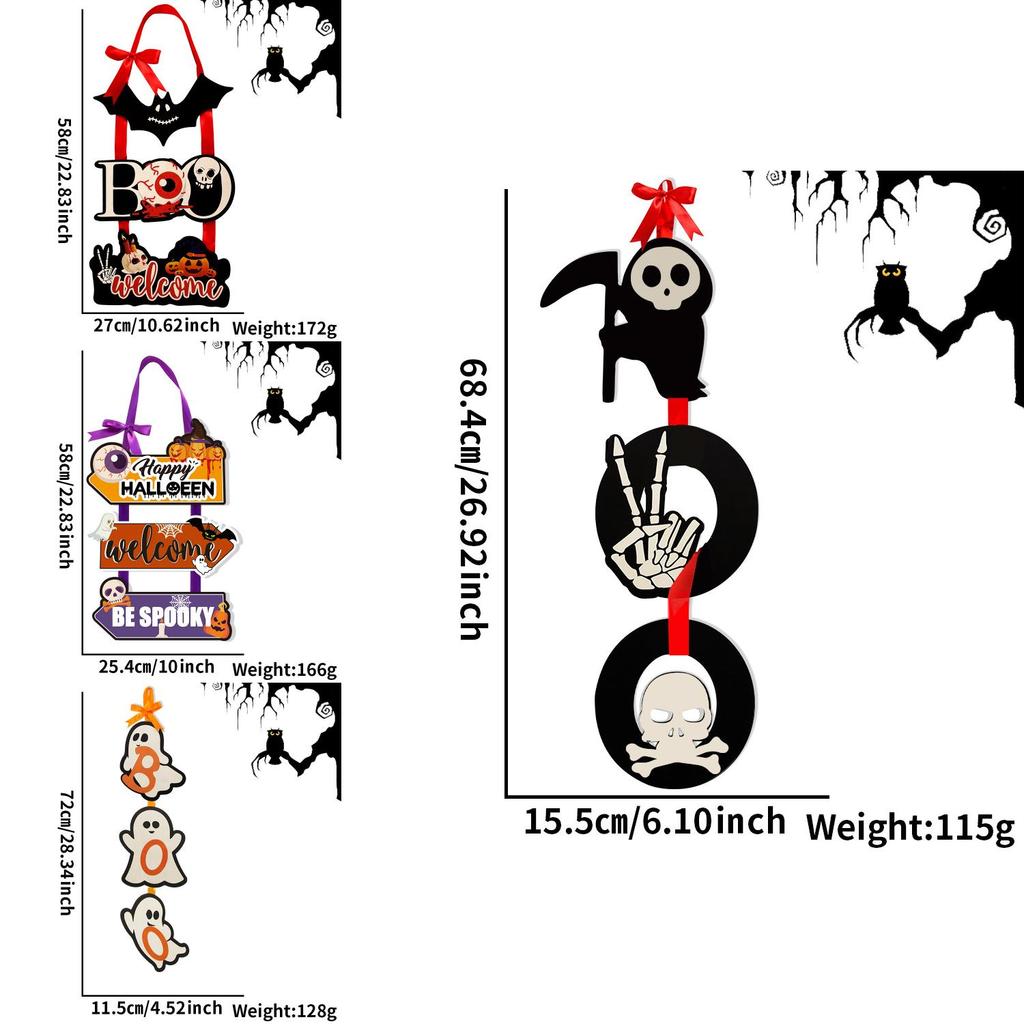 Элегантная деревянная табличка «Boo» на Хэллоуин с дизайном привидения для праздничного украшения дома и сада