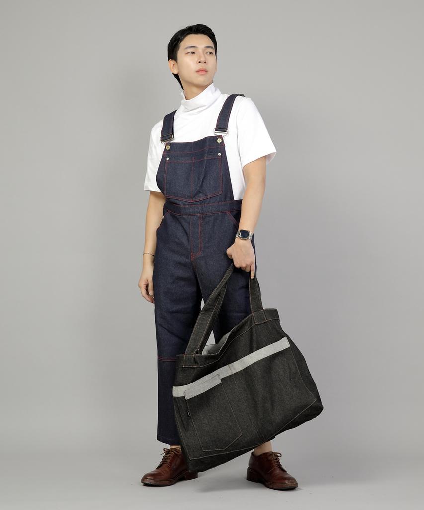 Сумка-тоут Saintcrew City Boy Mega Big на плечо Cbm-110 Черный Деним Brs