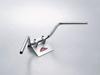 HURRICANE Handlebar Narrow Type 4 Kit Only Chrome Plated HB0048C-10