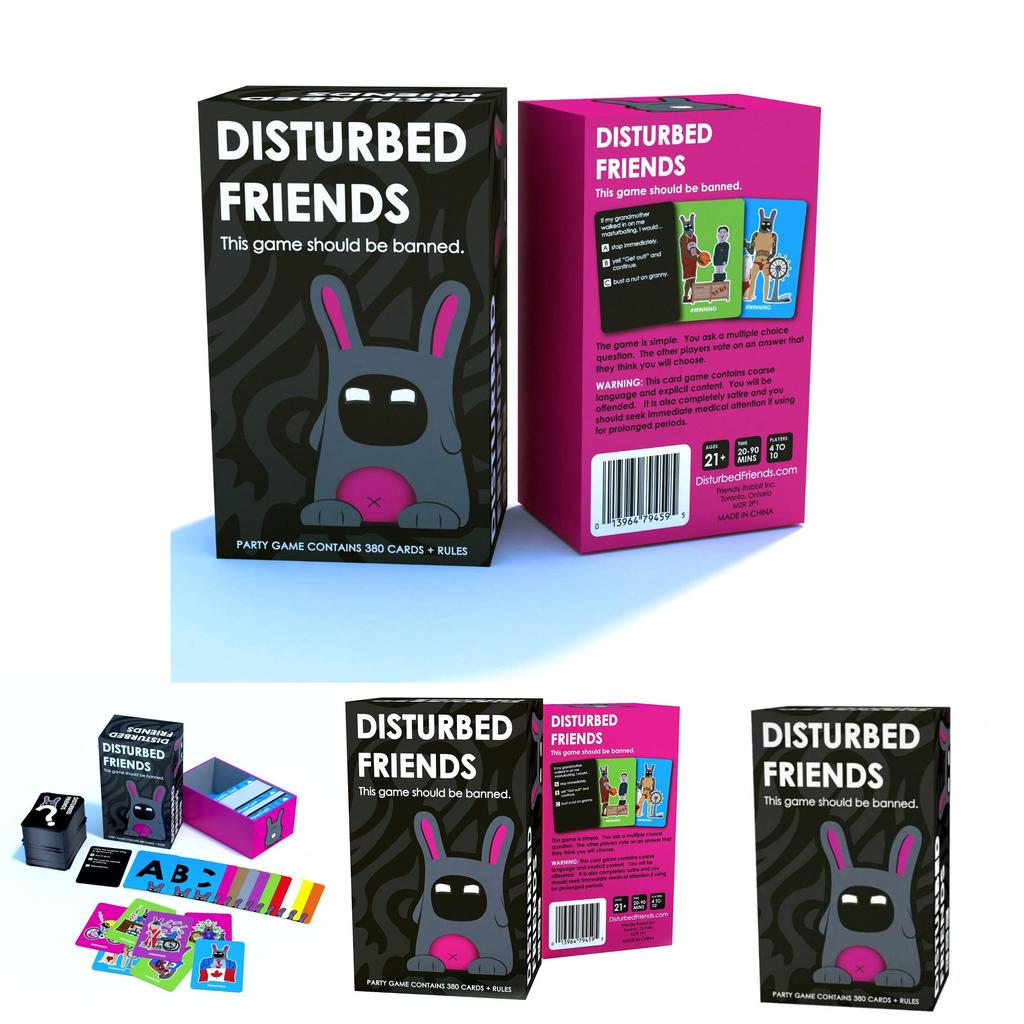 Смущенные друзья Антигуманная карточная игра для взрослых и детей Семейное веселье для вечеринок